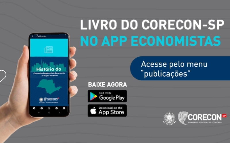 Lançamento do Livro Digital do Corecon-SP no Aplicativo Economistas